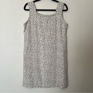 Jones New York linen blended dainty‎ floral dress sustainable Lagenlook Boho 8